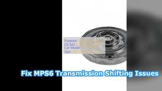 แก้ไขปัญหาการส่ง MPS6 6DCT450 คลัตช์ที่ผลิตซ้ำ
