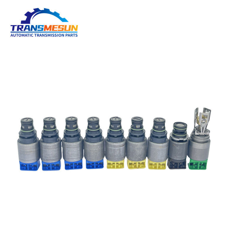 เครื่องส่งอัตโนมัติ Transmesun มาในชุดของ 9 ชุดซ่อมบํารุงซอลีนอยด์วาล์ว 8HP-50 สําหรับ BMW 3 ซีรี่ย์ F30 ของ OE 0501221287