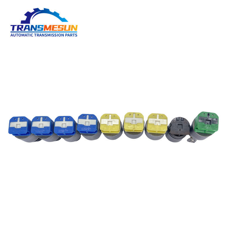 เครื่องส่งอัตโนมัติ Transmesun มาในชุดของ 9 ชุดซ่อมบํารุงซอลีนอยด์วาล์ว 8HP-50 สําหรับ BMW 3 ซีรี่ย์ F30 ของ OE 0501221287