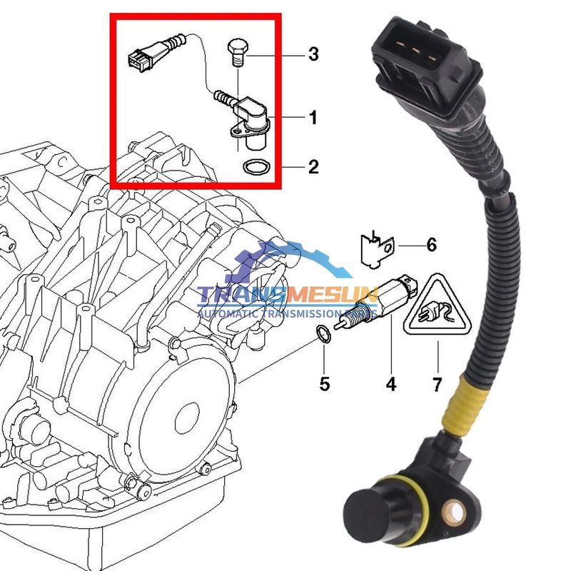 เซนเซอร์ความเร็วการส่ง 24357518732 สําหรับ Mini Cooper R50 R52 1.6L GACVT16Z