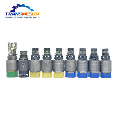 เครื่องส่งอัตโนมัติ Transmesun มาในชุดของ 9 ชุดซ่อมบํารุงซอลีนอยด์วาล์ว 8HP-50 สําหรับ BMW 3 ซีรี่ย์ F30 ของ OE 0501221287